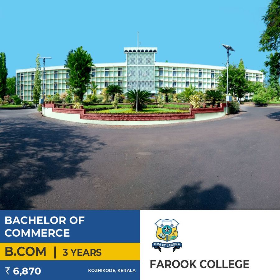 Bachelor of Commerce (B.Com) at Farook College, Kozhikode / Calicut